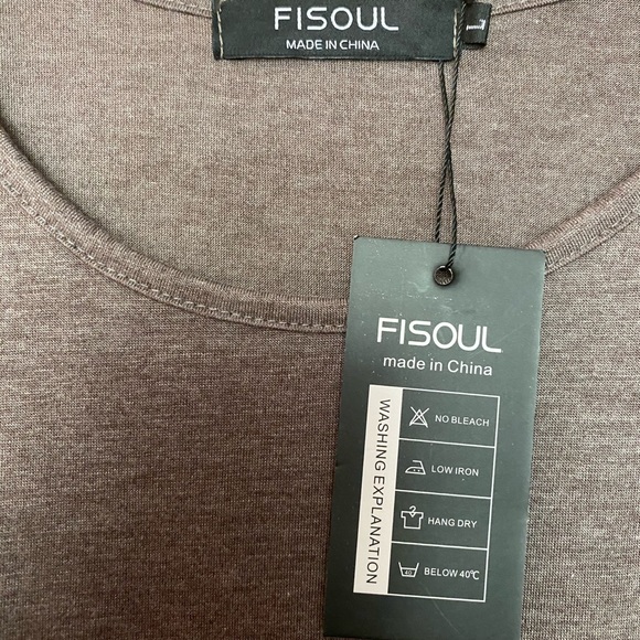 Brand New Fisoul Lace Trim T-Shirt Dress/Tunic L - Picture 3 of 3